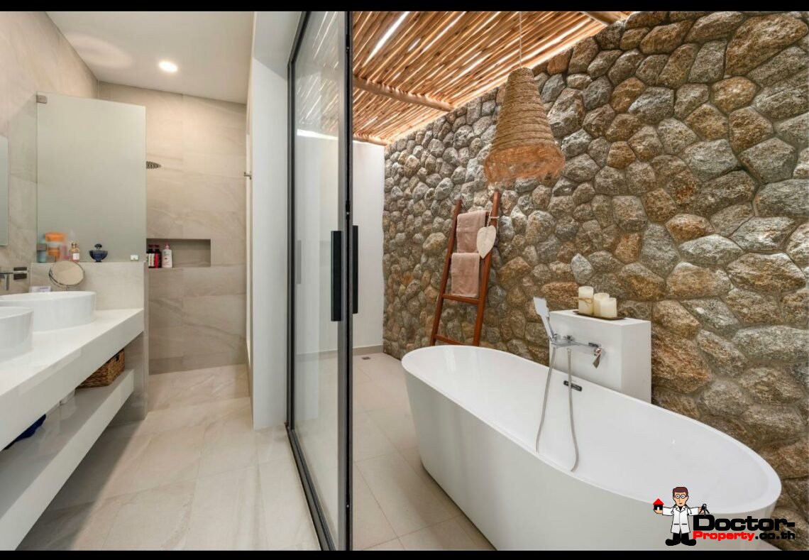 New Balinese 3 Bedroom Garden Villas in Mae Nam, Koh Samui – For Sale